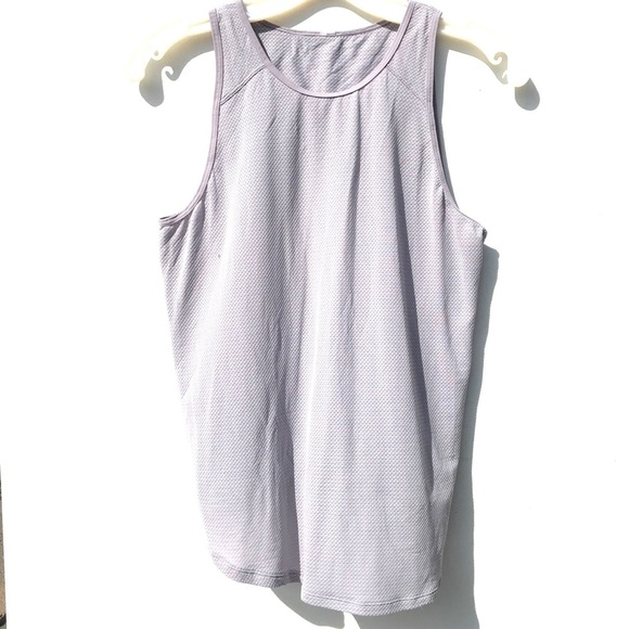 LULULEMON open tie tank top 6 8 gray waffle - Picture 2 of 8
